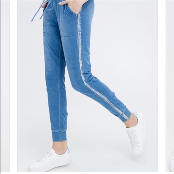 Cotton Denim Jogger - Picture 2 of 7